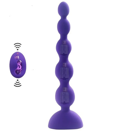 Aphrodisia Silicone 5 Beads Uzaktan Kumandalı Boncuk Anal Vibratör