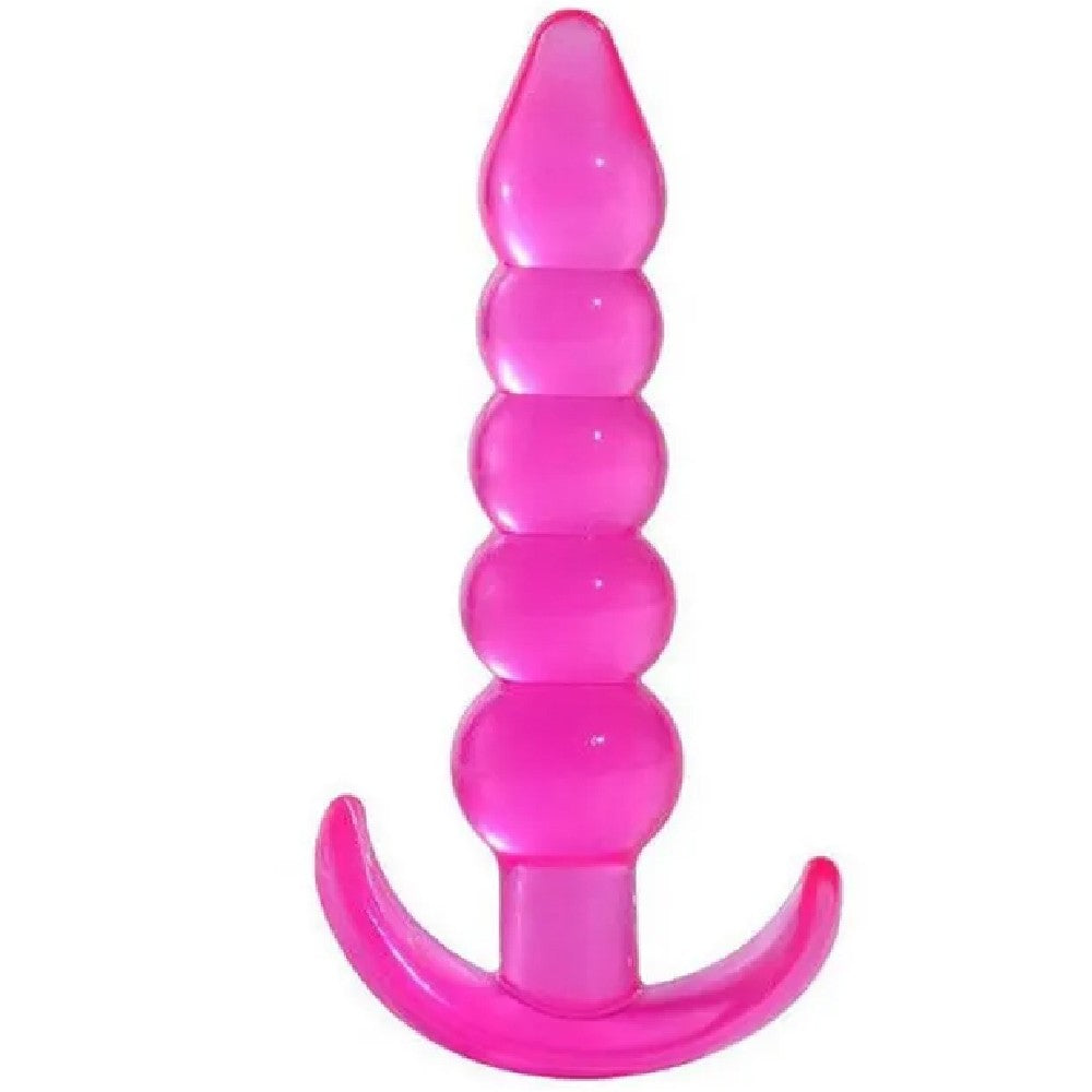 Erox Anal Fantasy Silicone Butt Beads Anal Training Silikon Anal Plug-Pink