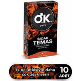 Okey Sıcak Temas 10'lu Prezervatif Kondom