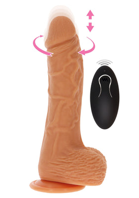 ToyJoy Naked Rotating Dildo Silicone Dönebilen Hareketli Penis 21 Cm.
