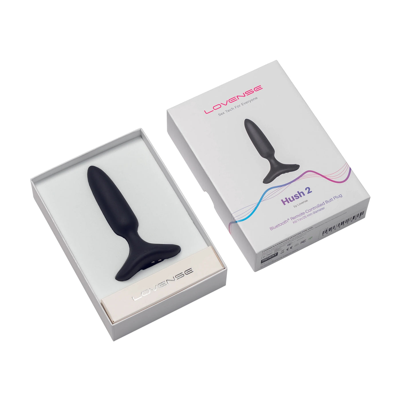 Lovense Hush 2 Butt Plug XS 25 mm Telefon Uyumlu Anal Vibratör