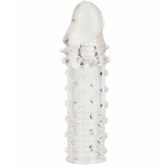 Calexotics Adonis Tırtıklı Şeffaf Penis Kılıfı