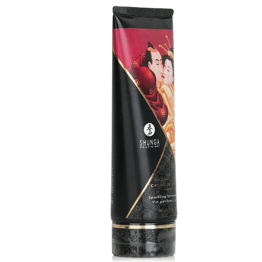 Shunga Kissable Massage Cream Çilekli Öpülebilir Masaj Jeli 200 Ml.