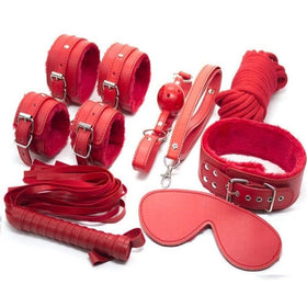 Erox Fetish Fantasy Series 7 Pcs. Fetiş Pozisyon Seti - Kırmızı