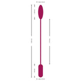 Sweet Smile RC Shaking Vibrating Love Egg Duo Hareketli Mini Vibratör