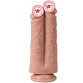 Anthony Double Yumuşak Dokulu Çiftli Realistik Dildo