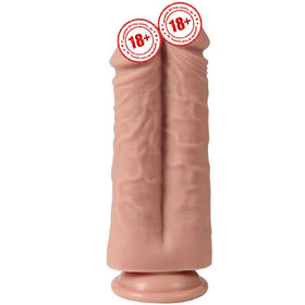 Anthony Double Yumuşak Dokulu Çiftli Realistik Dildo