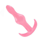 Erox Anal Fantasy Two Ribbed Silikon Anal Alıştırıcı Plug-Pink