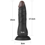 Lovetoy Easy Strapon 19 cm Kemerli Testissiz Zenci Penis