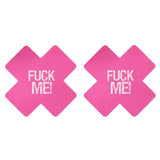 Lovetoy Fuck Me Cross Pattern Nipple Pasties Göğüs Ucu Bandı 2 Çift