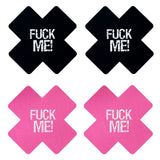 Lovetoy Fuck Me Cross Pattern Nipple Pasties Göğüs Ucu Bandı 2 Çift