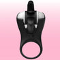 Erox The Cock Ring Clitoral Stimulating Şarjlı Penis Halkası-Black