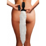 Xr Tailz Waggerz White Titreşimli Uzaktan Kumandalı Kuyruklu Anal Plug