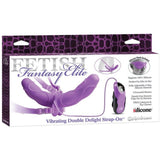 Pipedream Vibrating Double Delight Strapless Strap-On Penis
