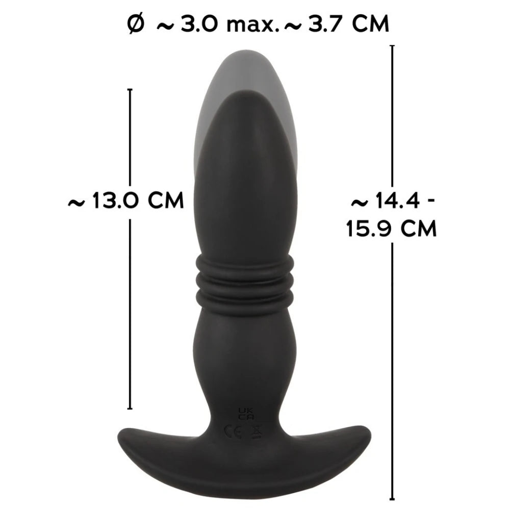 Anos Remote Controlled Thrusting Massager İleri Geri Hareketli Anal Vibratör