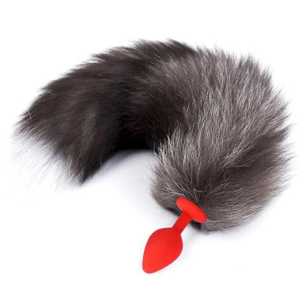 Erox Anal Play Kuyruklu Silikon Anal Plug