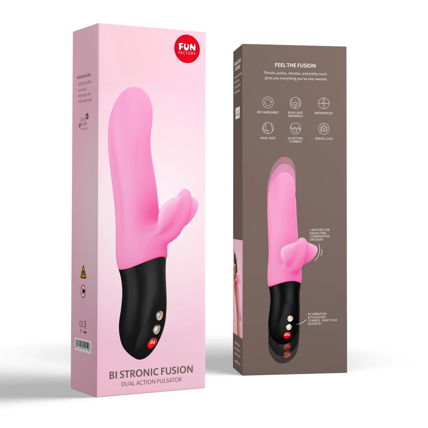 Fun Factory Bi Stronic Fusion İtmeli ve Titreşimli Vibratör