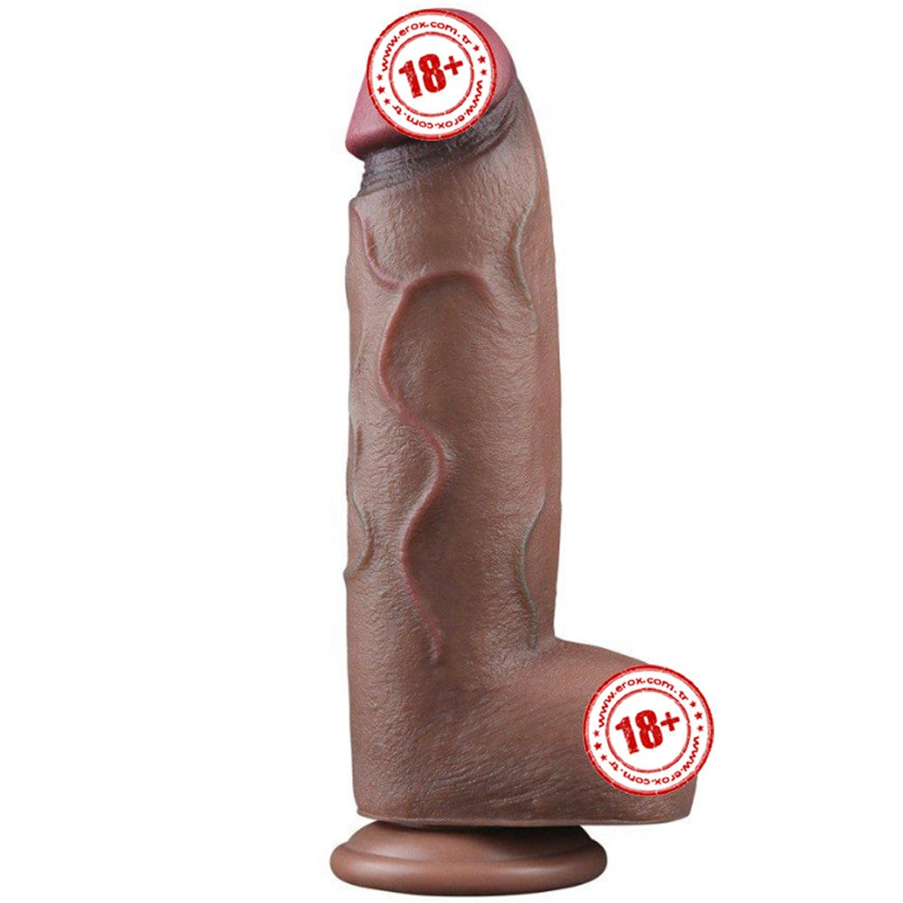 Lovetoy Dual Layered Silicone Cock 30 Cm Büyük Realistik Penis LV411063