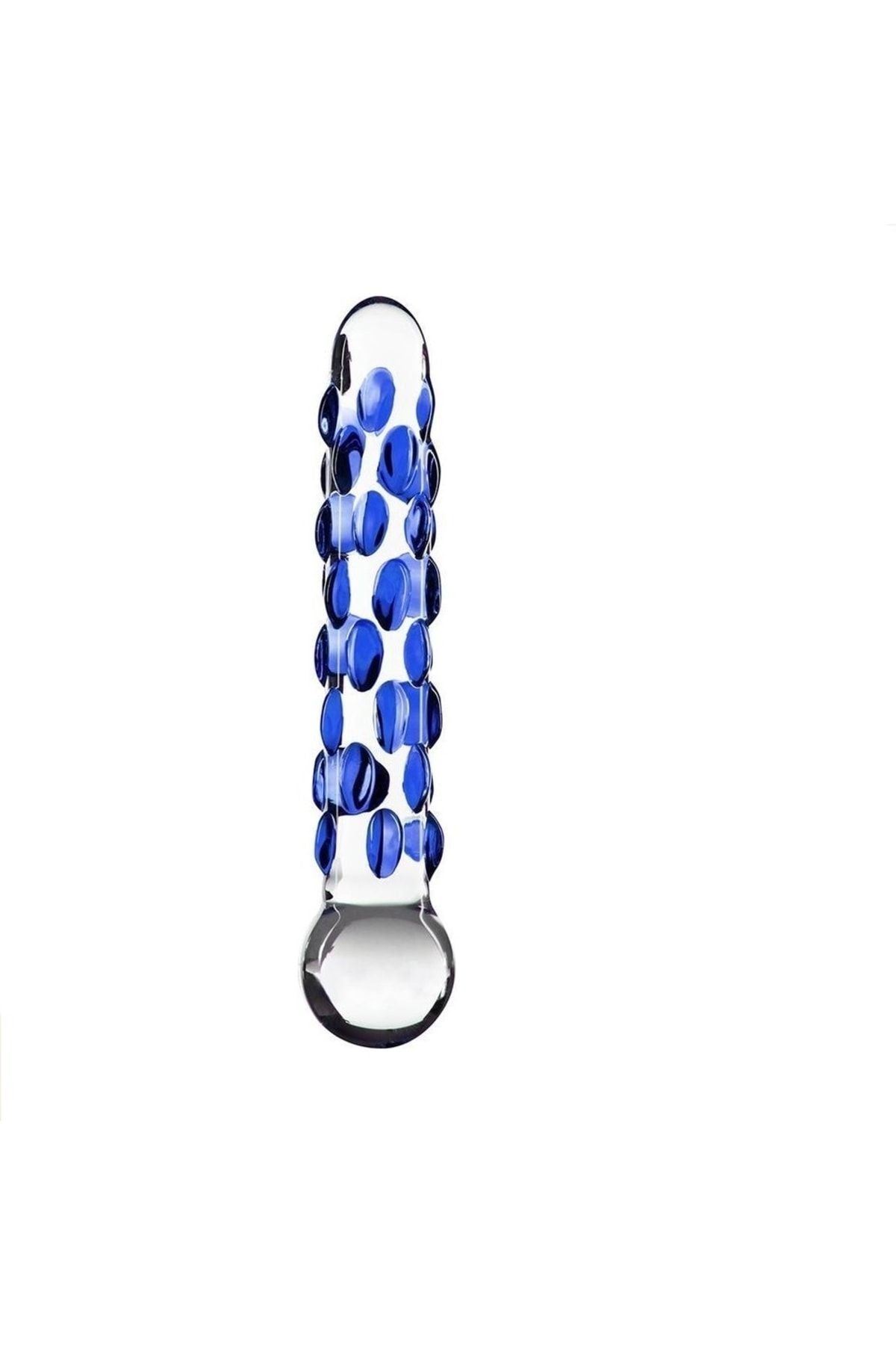 Diamond Dazzler Burgulu Cam Dildo