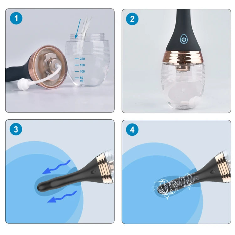 Enema Bulb 3 Kademeli Anal Temizleme Pompası