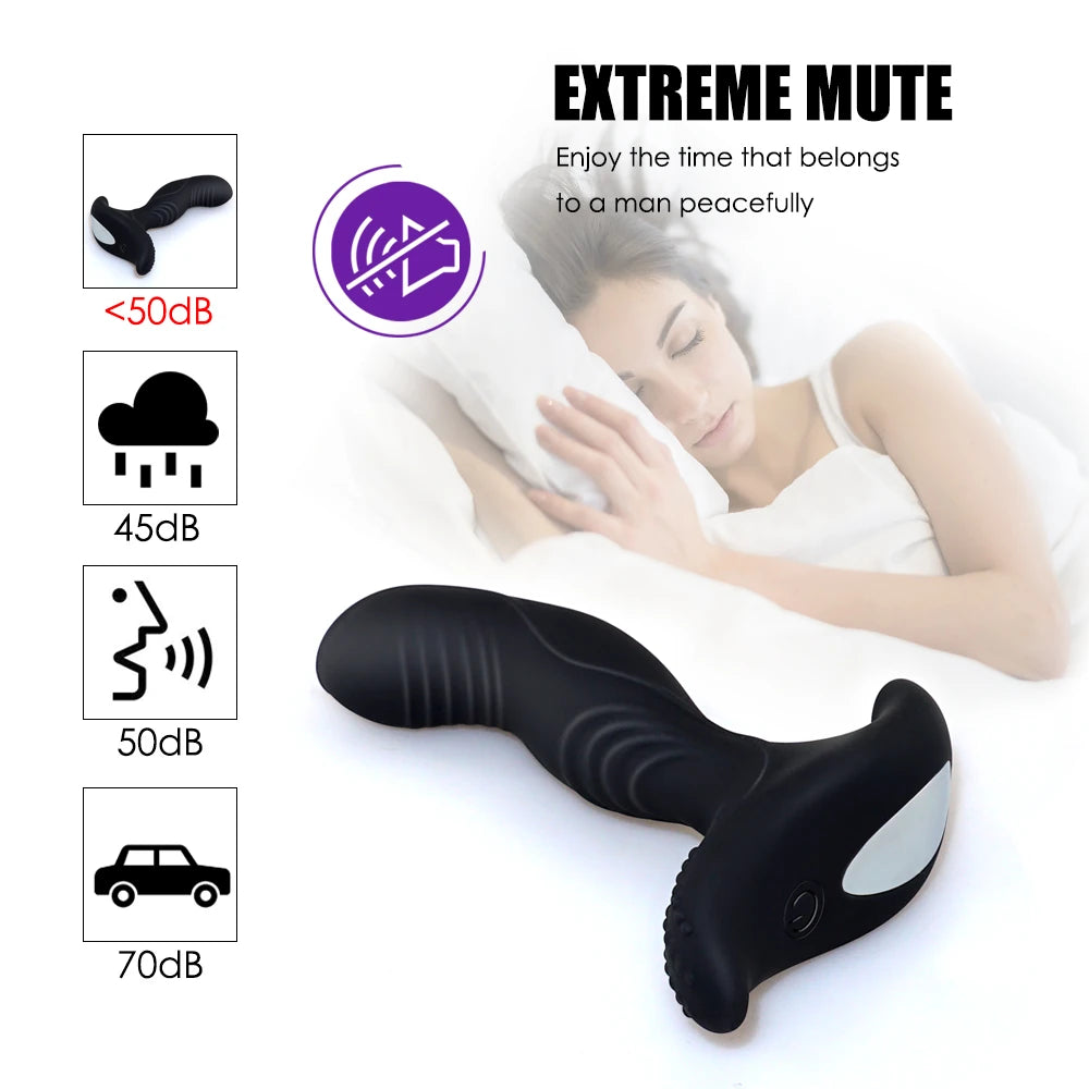 Erox 7 Mod Uzaktan Kumandalı 3 Nevürlü Prostat Masaj Vibratör