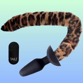Xr Tailz Waggerz Hareketli Leopar Kuyruklu Anal Plug