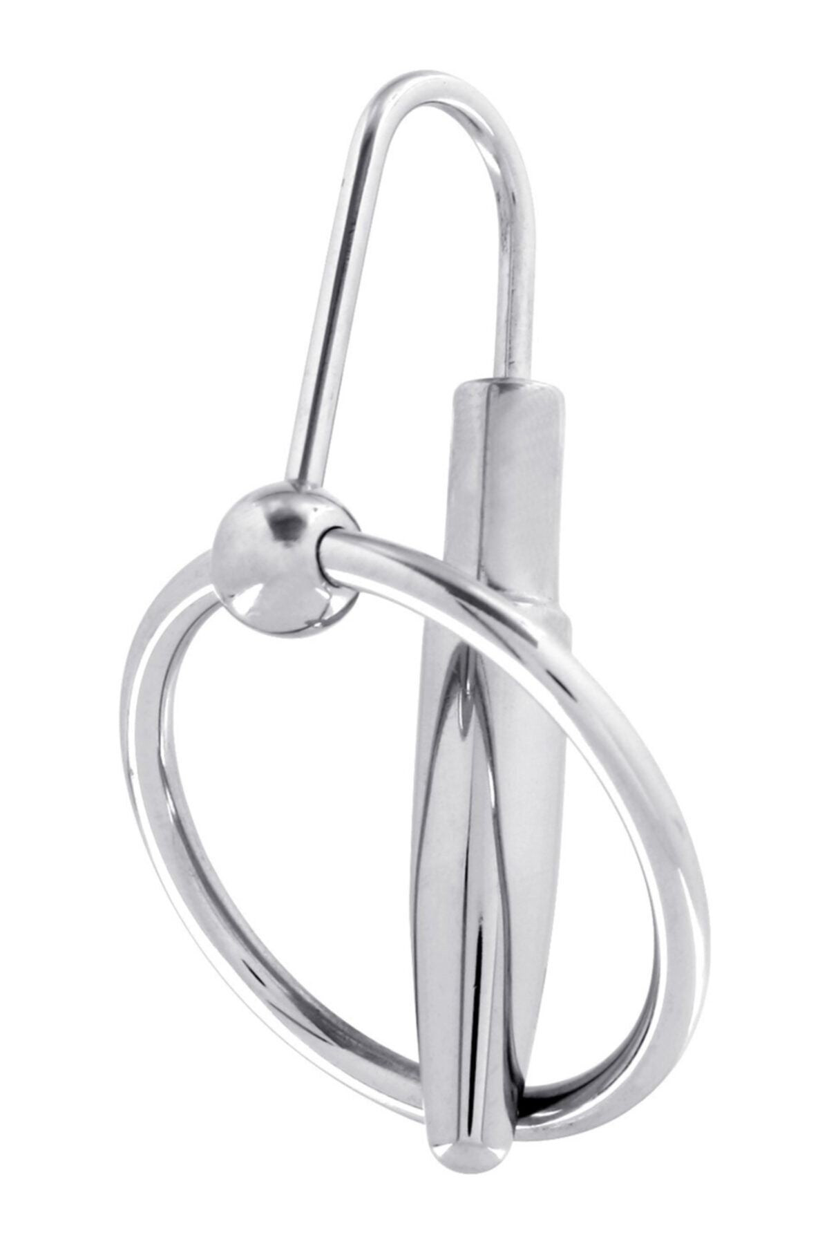 Steel Power Tool Penis Plug W Pens Halkası 30 mm