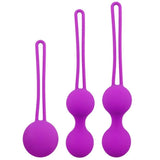 Erox Kegel Balls Exercisers Metal Ağırlıklı Kegel Egzersiz Topu Set-D.Purple