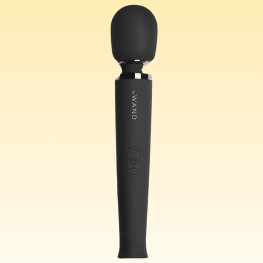 Le Wand Rechargeable Massager Masaj Wand Vibrator Black