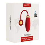 Svakom Ella Neo Telefon Kontrollü Mini Vibratör-Red