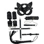 The Fetish 7 Pcs Policarbon Deri Fetiş Set-Siyah