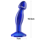 Lovetoy Flawless Clear Prostate Plug 16.5 Cm Anal Plug LV310320