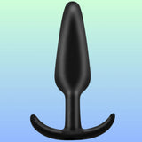 Erox Anal Fantasy Silicone Jelly Butt Plug Anal Alıştırıcı-Black