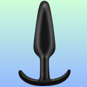 Erox Anal Fantasy Silicone Jelly Butt Plug Anal Alıştırıcı-Black