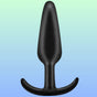 Erox Anal Fantasy Silicone Jelly Butt Plug Anal Alıştırıcı-Black