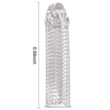 Shequ Phil Silikon Şeffaf Penis Kılıfı