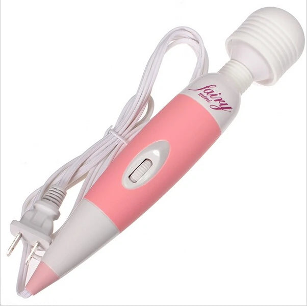 Erox Fairy Wand Güçlü Titreşimli Elektrikli Masaj Aleti-White