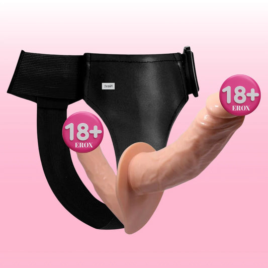Erox Dildo Series Strap-On Bi Seksüel Çift Taraflı Dildo