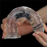 Lovetoy Flawless Clear Dildo 18 cm Realistik Jel Penis