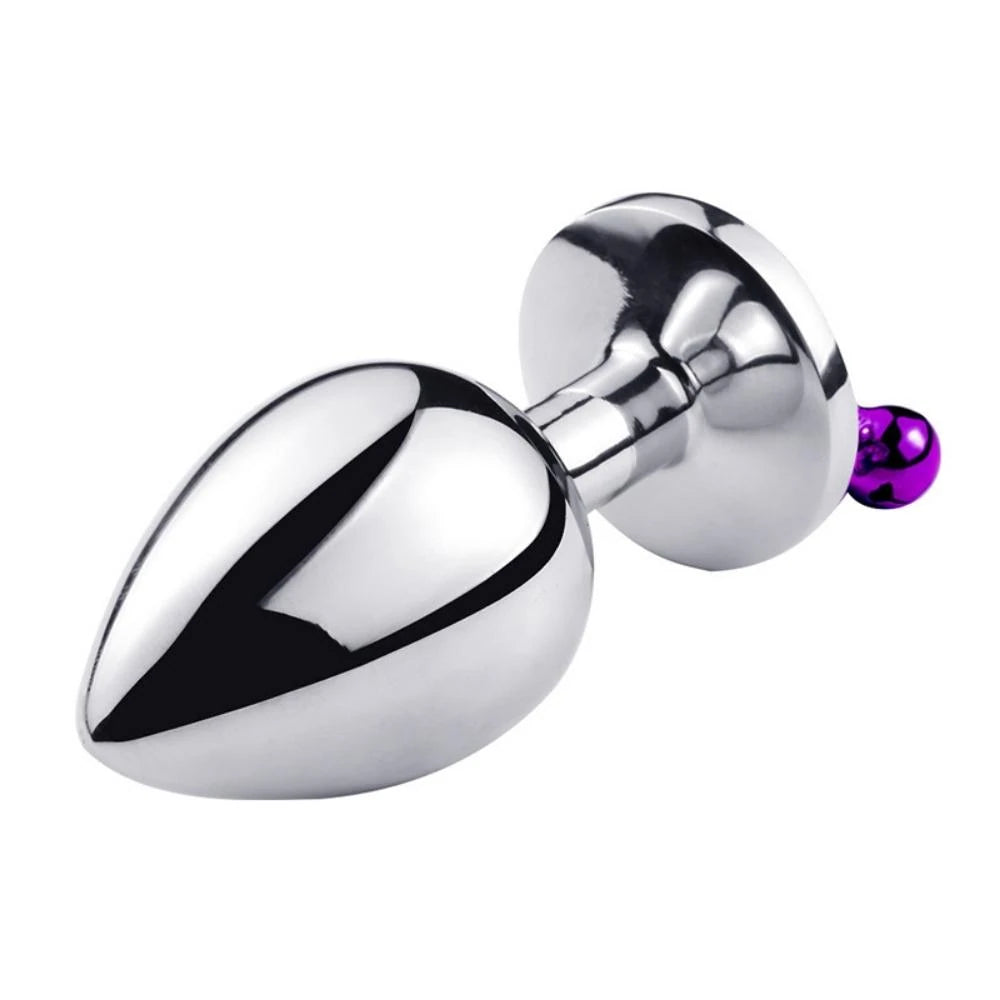 Erox Asslock Zilli ve Tasmalı Medium Anal Plug