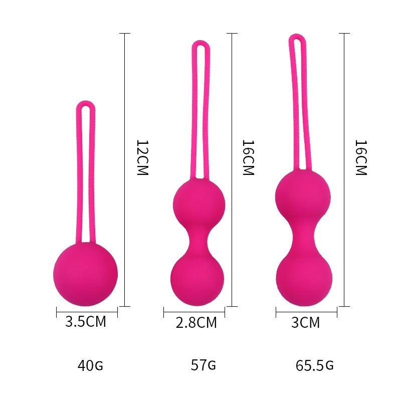 MeyraBest Fantazi Üçlü Silikon Anal Top Boncuk Seti Pembe