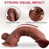 Xise Leilong Dual Layered 32.5 cm Büyük Realistik Penis XS-WBD10074-L