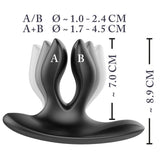 XouXou Vibrating Expander Butt Plug Uzaktan Kumandalı Anal Plug Vibratör