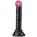 Erox Jelly Silicone 14.5 cm Anal ve Vajinal Realistik Penis-Black