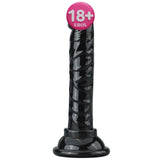 Erox Jelly Silicone 14.5 cm Anal ve Vajinal Realistik Penis-Black