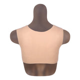 Bodysuit Crossdresser Brown Askılı Giyilebilir Silikon Göğüs M Beden