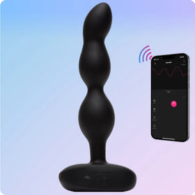 Lovense Ridge Telefon Kontrollü ve Hareketli Anal Boncuk