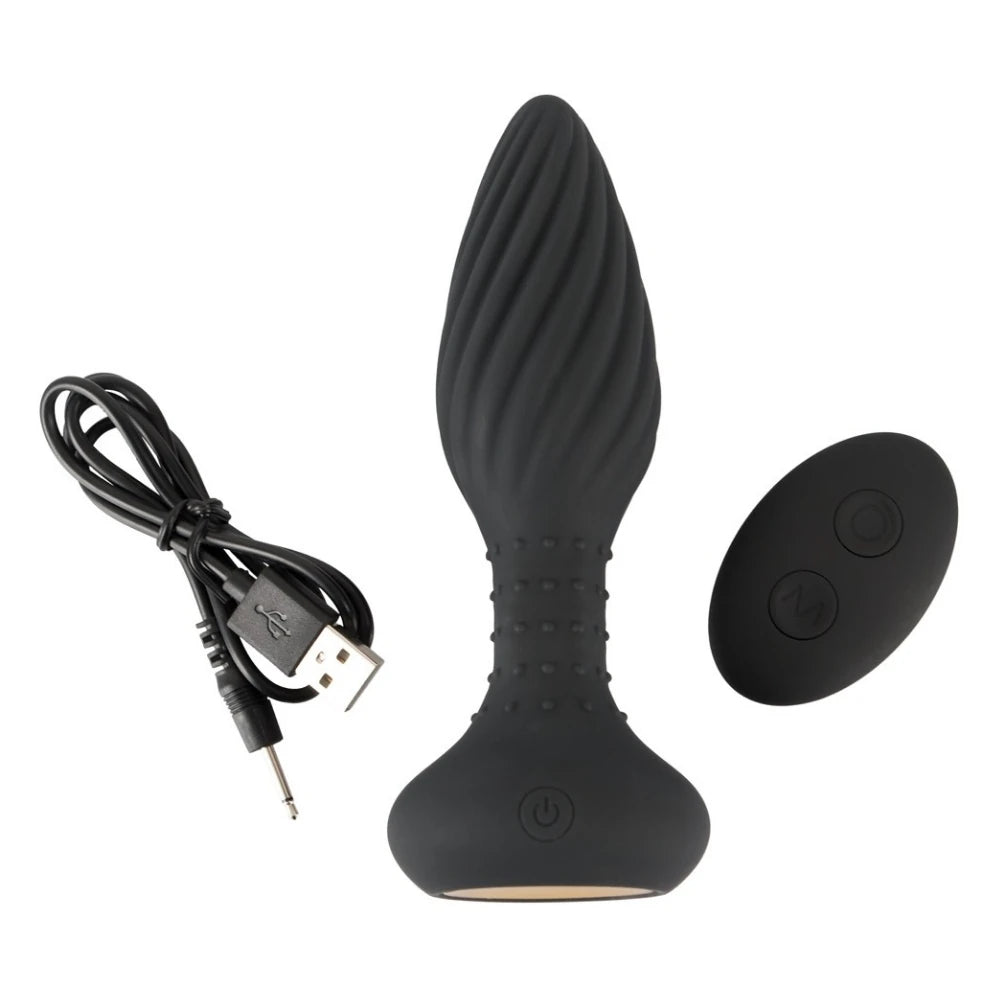 Anos Remote Controlled Butt Plug Titreşimli Anal Plug
