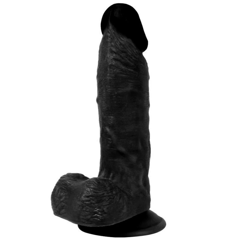 Xise Dildo Series İron Dragon 18 cm Realistik Penis XS-WBC10027-Black