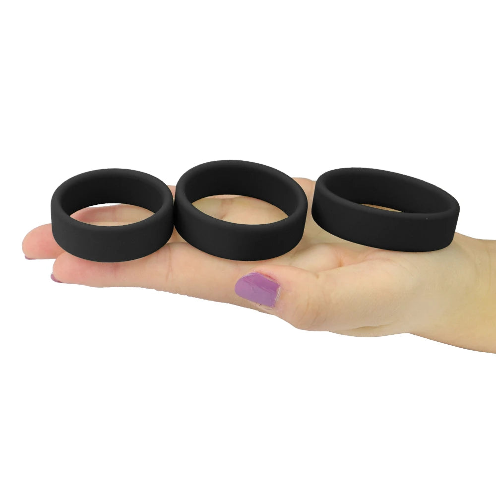 Lovetoy Power Plus Soft Silicone Pro Ring Penis Halkası Seti LV443002